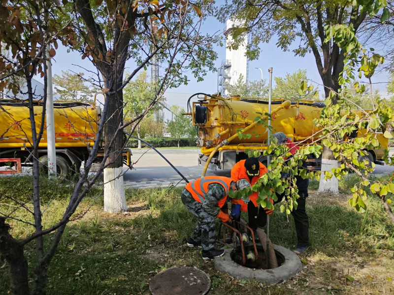 五老村厂区管道清洗